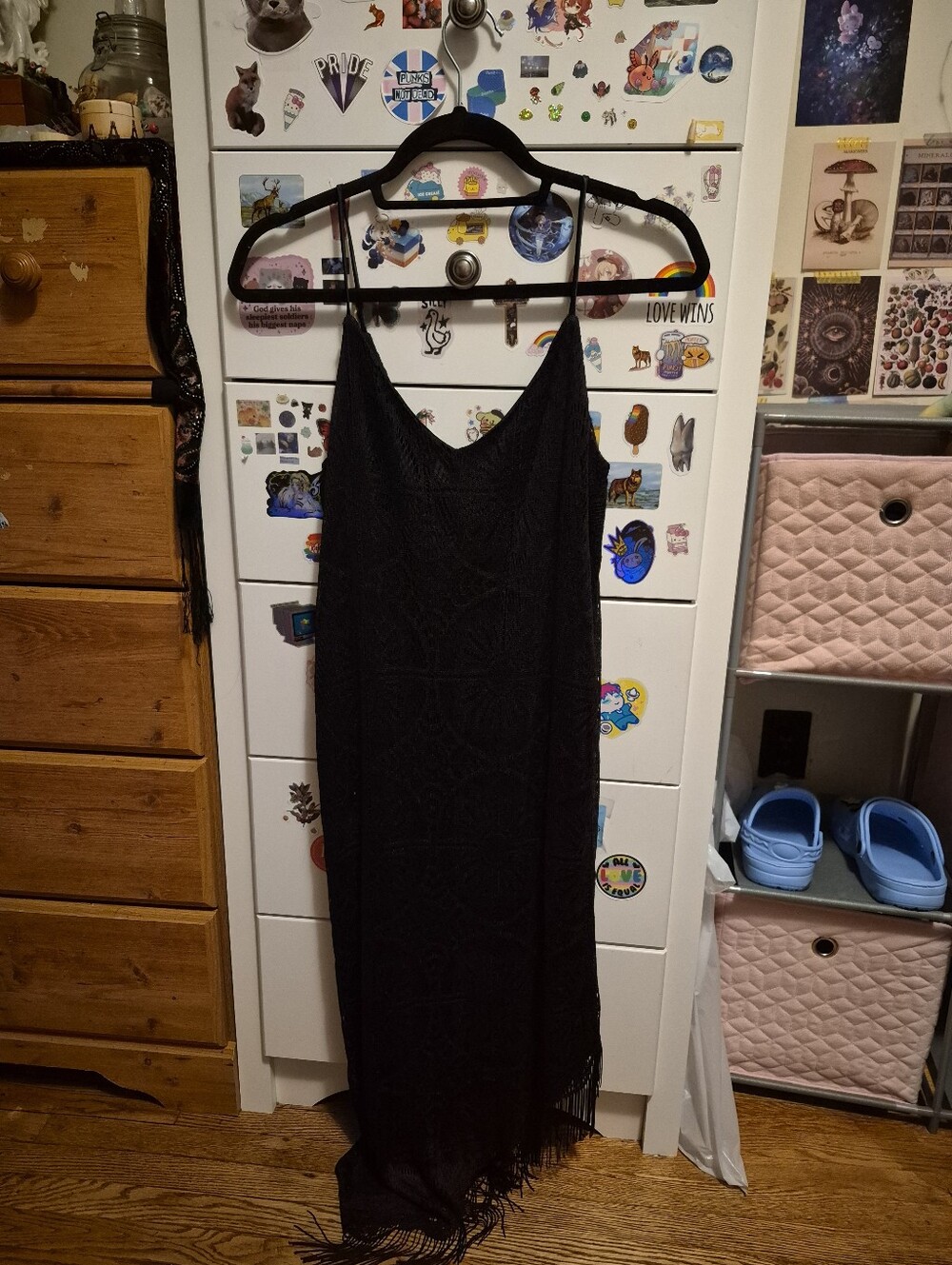 Zahra Petite Black Lace Asymmetrical Cut Dress